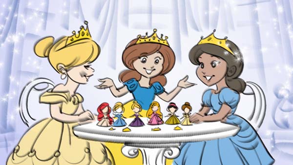 Disney Princess Fash’ems Storyboards